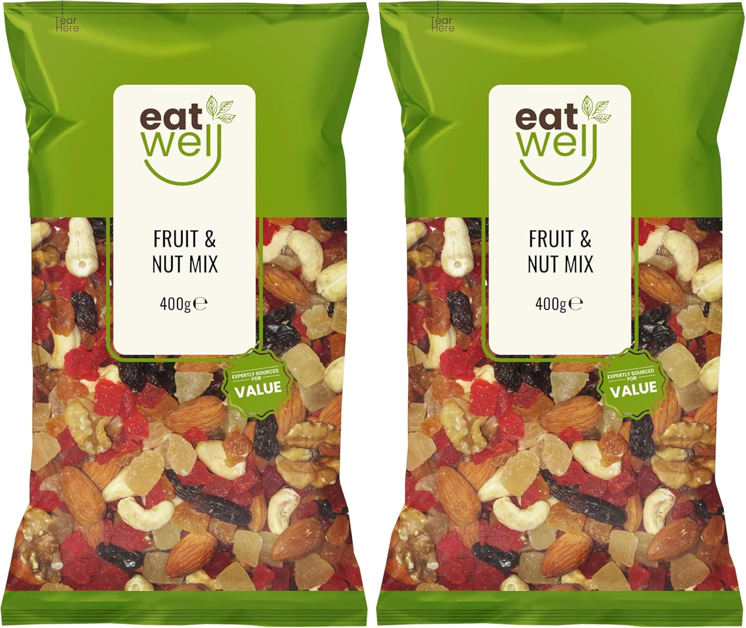J.C.'S Quality Foods Eat Well Fruit & Nut Mix, 400G image number 1