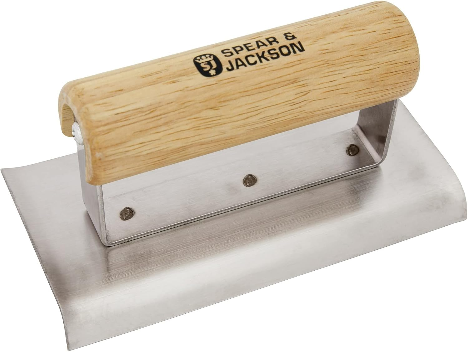 Spear & Jackson Stainless Steel Cement Groover with Timber Handle, 150 Mm Size