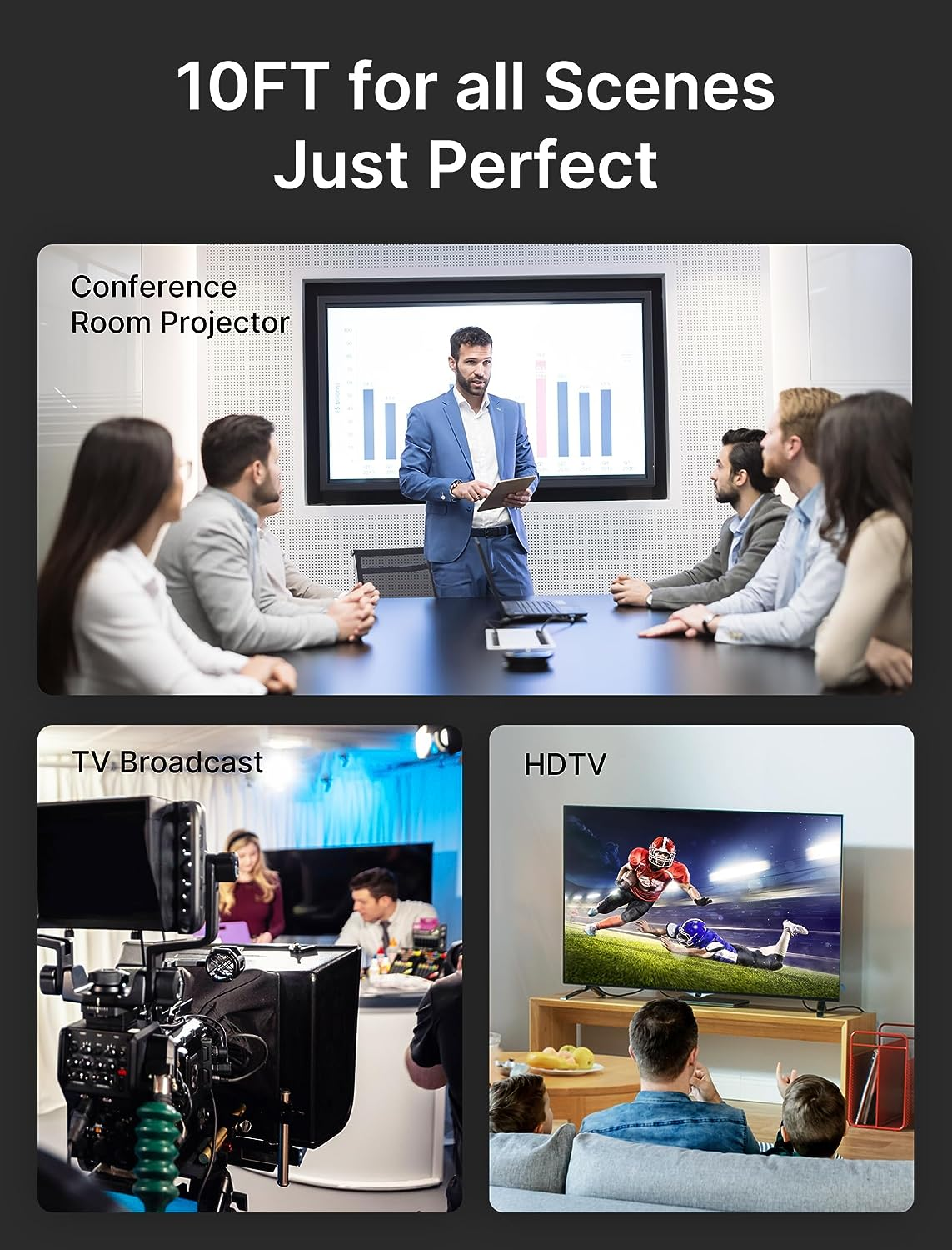 JSAUX Displayport Cable 1.4 3M, 8K DP Cable | 8K@60Hz, 4K@144Hz, 2K@240Hz 2K@165Hz | HBR3, 32.4Gbps, HDR10, Freesync, G-Sync for Gaming Monitor Graphics 3090 4090 Pc-Grey image number 5