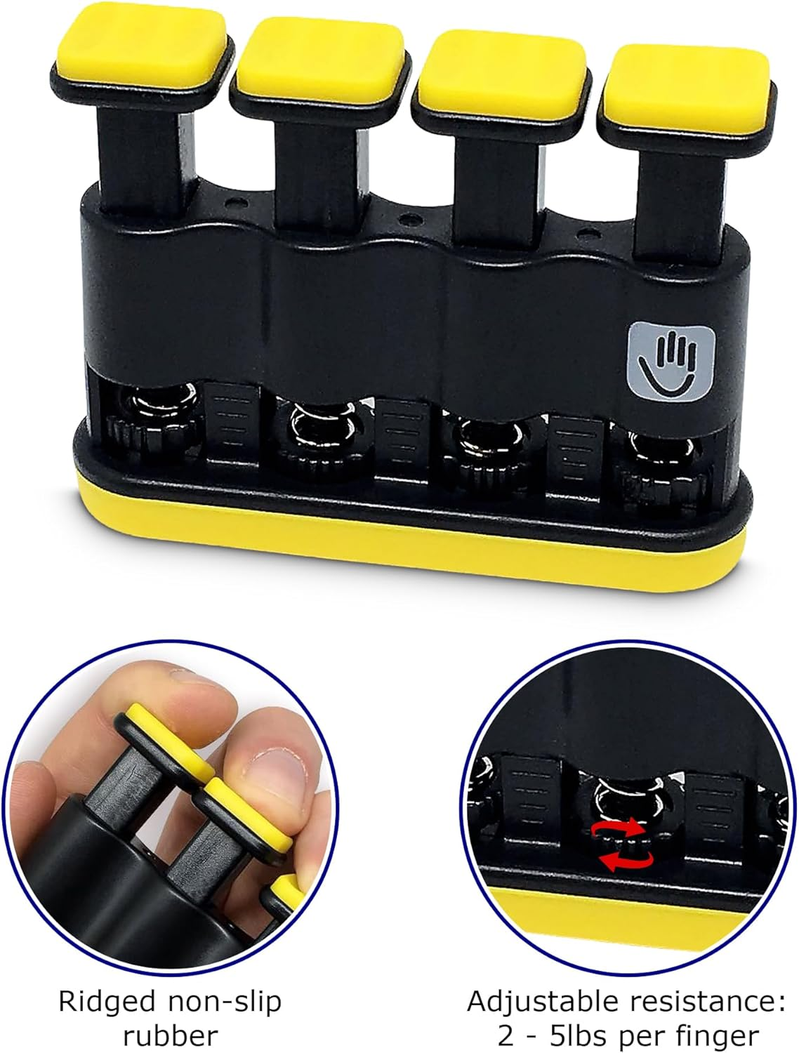 THE FINGER BLITZER - Adjustable Finger Strength Trainer and Grip Exerciser &ndash; the Ultimate Lower Resistance Hand Conditioning Rehab and Therapy Device, Practice Aid and Instrument Warm-Up Tool image number 2