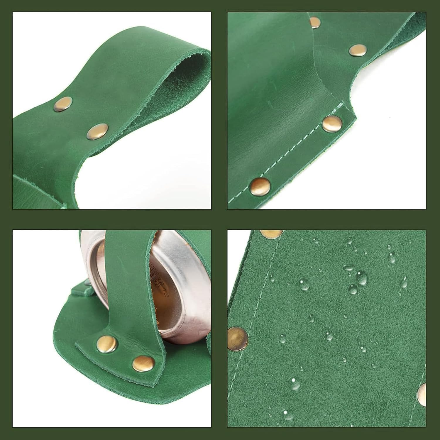 Beer Holster Belt Holds - Portable Waist Strap with Buckle, Beer Bottle Holder for Men, Fit for Camping, Hiking, BBQ, Parties & Outdoor Sports, Beer Accessories Gift