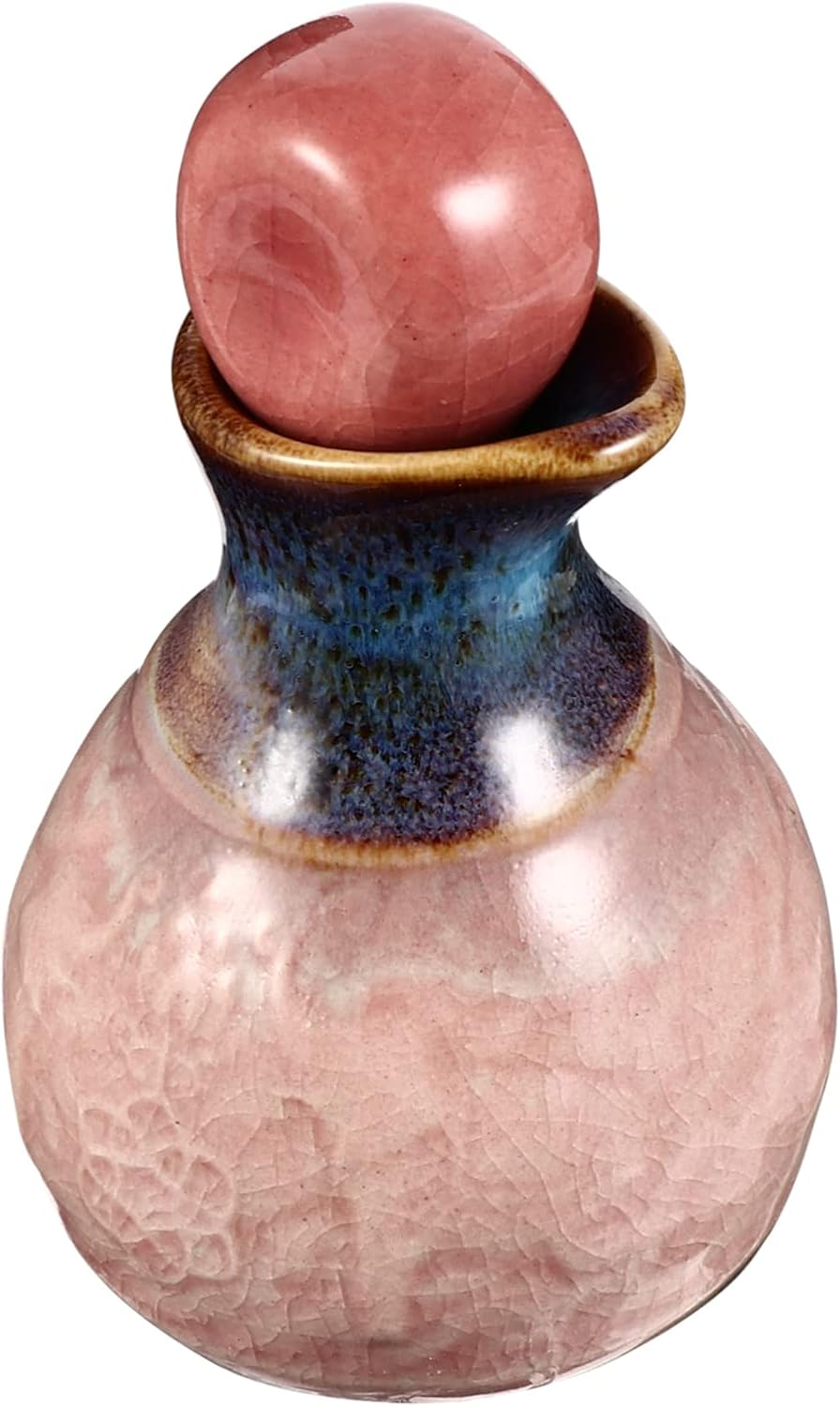 Ceramic Essential Oil Bottle Compact Perfume Dispenser for Aromatherapy Home