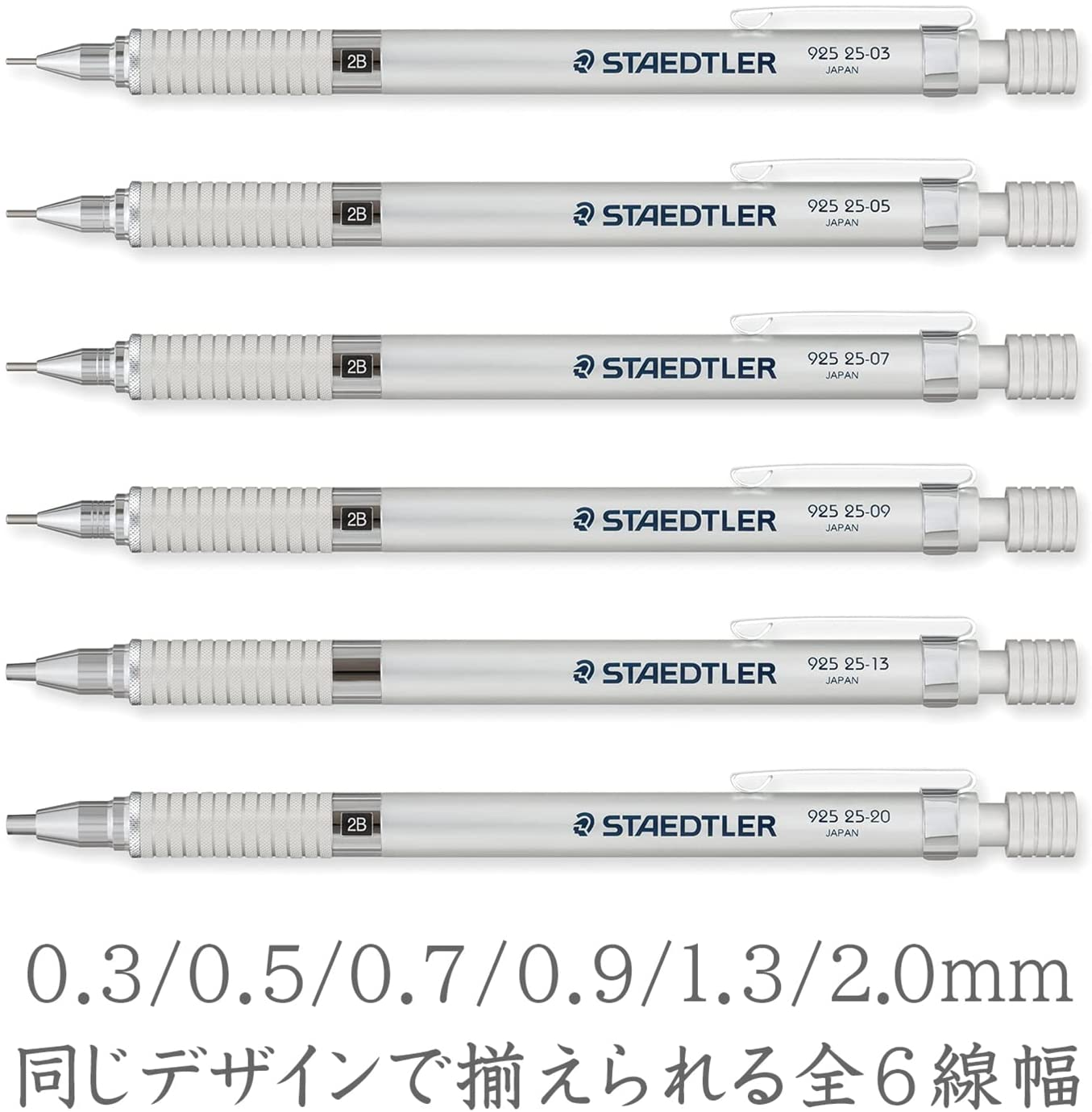 Staedtler Mechanical Pencil 1.3Mm Drafting Mechanical Pencil Silver Series 925 25-13 image number 4