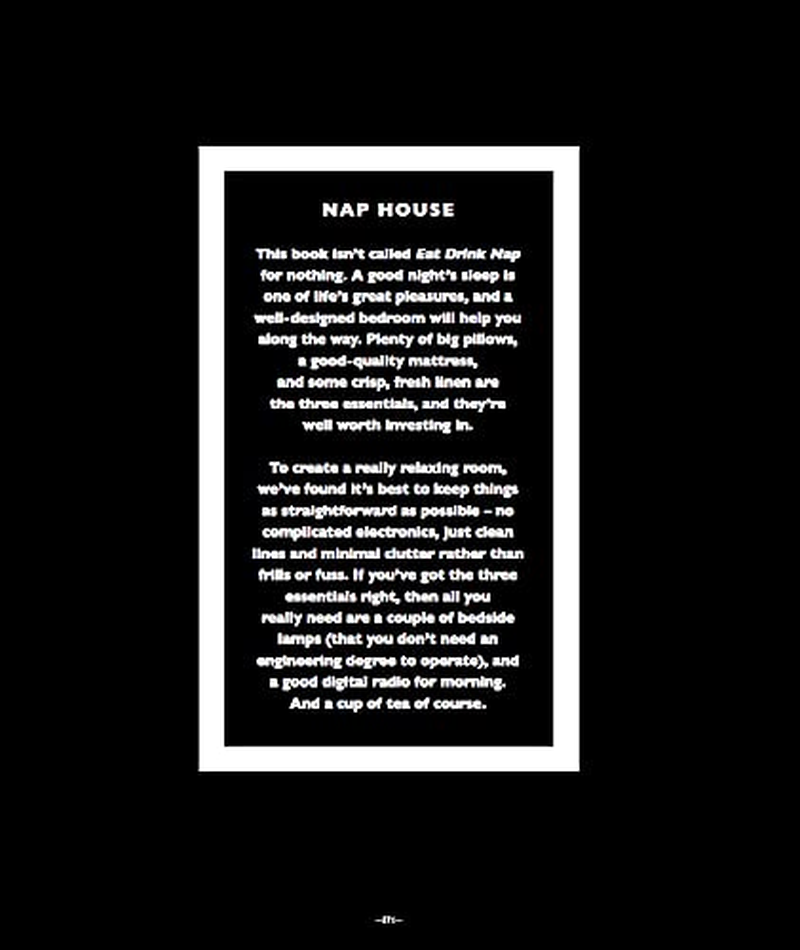 PREFACE Eat, Drink, Nap: Bringing the House Home