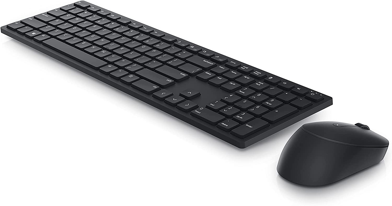Dell KM5221W Pro Wireless Keyboard and Mouse Combo &ndash; 2.4 Ghz USB Receiver, Quiet Spill-Resistant Keys, 1600 DPI Optical Mouse, Programmable Shortcuts, 3-Year Warranty image number 4
