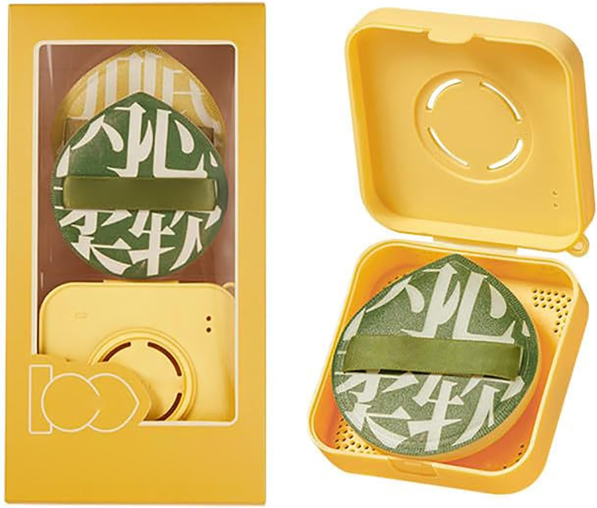 Updated Version !1Bag of 2 PCS Cute Soft Makeup Foundation Puff Soft Makeup Puff Set, Beauty Sponge Foundation Applicator, Create Flawless Skin (XL with Case) image number 1