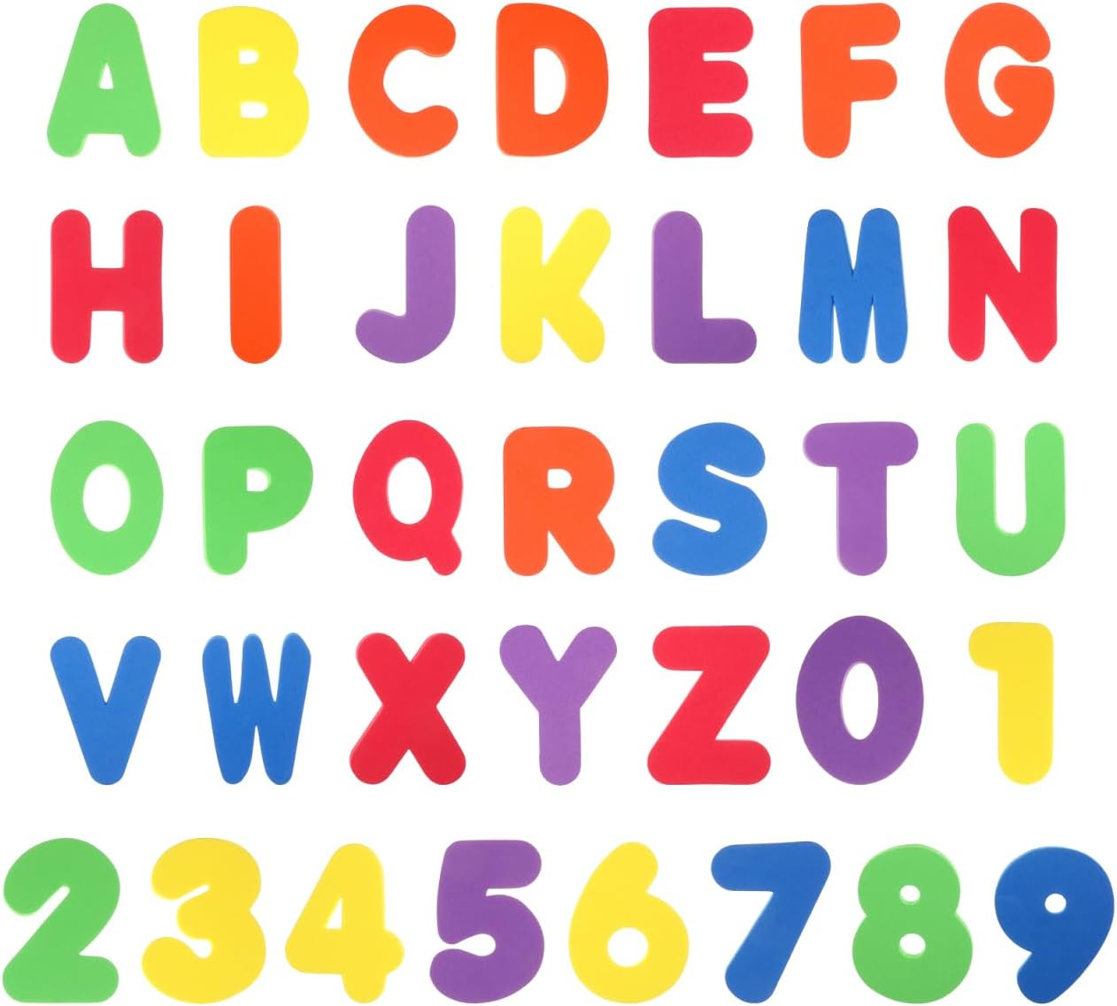 ERINGOGO 72 Pcs Bath Letters Toys Early Learning Bath Toy Water S Alphabet S Foam Floating Educational S image number 6