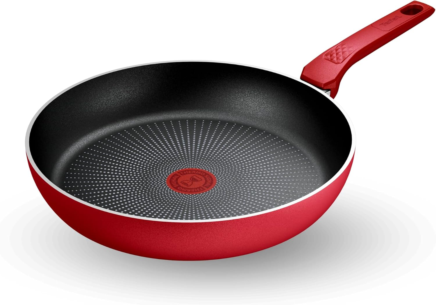 Tefal Daily Expert Red Non-Stick Frypan, 28Cm, C2890602, Fixed Handle Aluminium, Titanium Non-Stick Coating, Thermo Signal Technology for Easier Cooking, Suitable for All Cooktops, Oven Safe image number 2