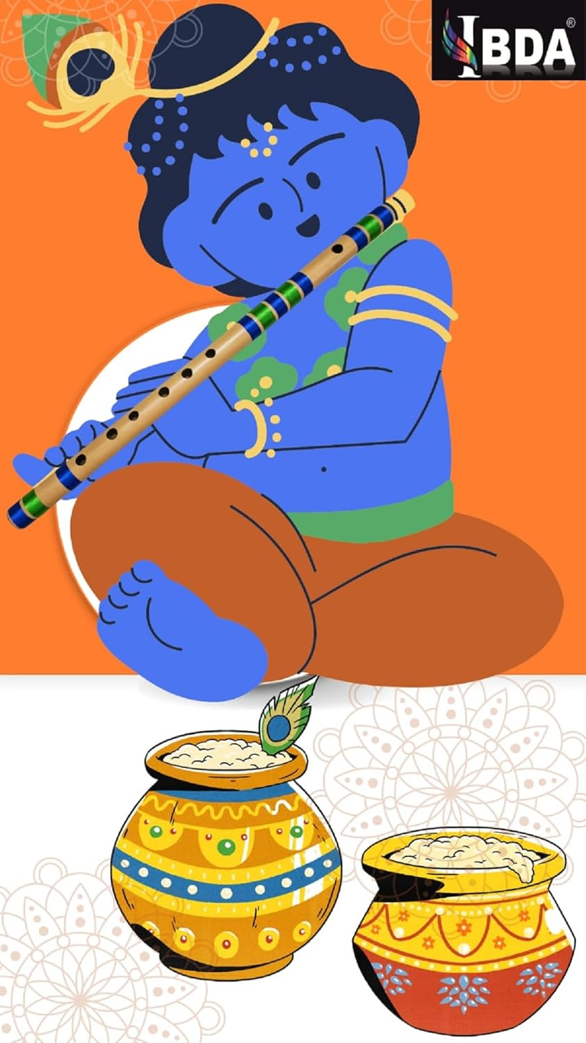 Bamboo Flute | C Natural Medium Scale | for Professional/Beginner Basuri | 19 Inch Bamboo Bansuri | image number 2