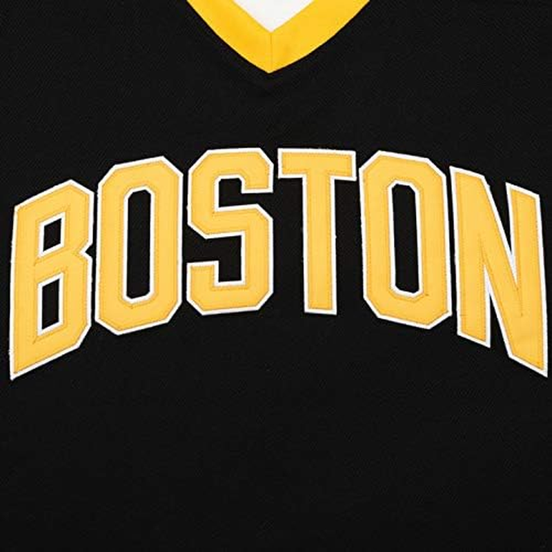 Mens Happy Gilmore 18 Adam Sandler 1996 Black Ice Hockey Jersey