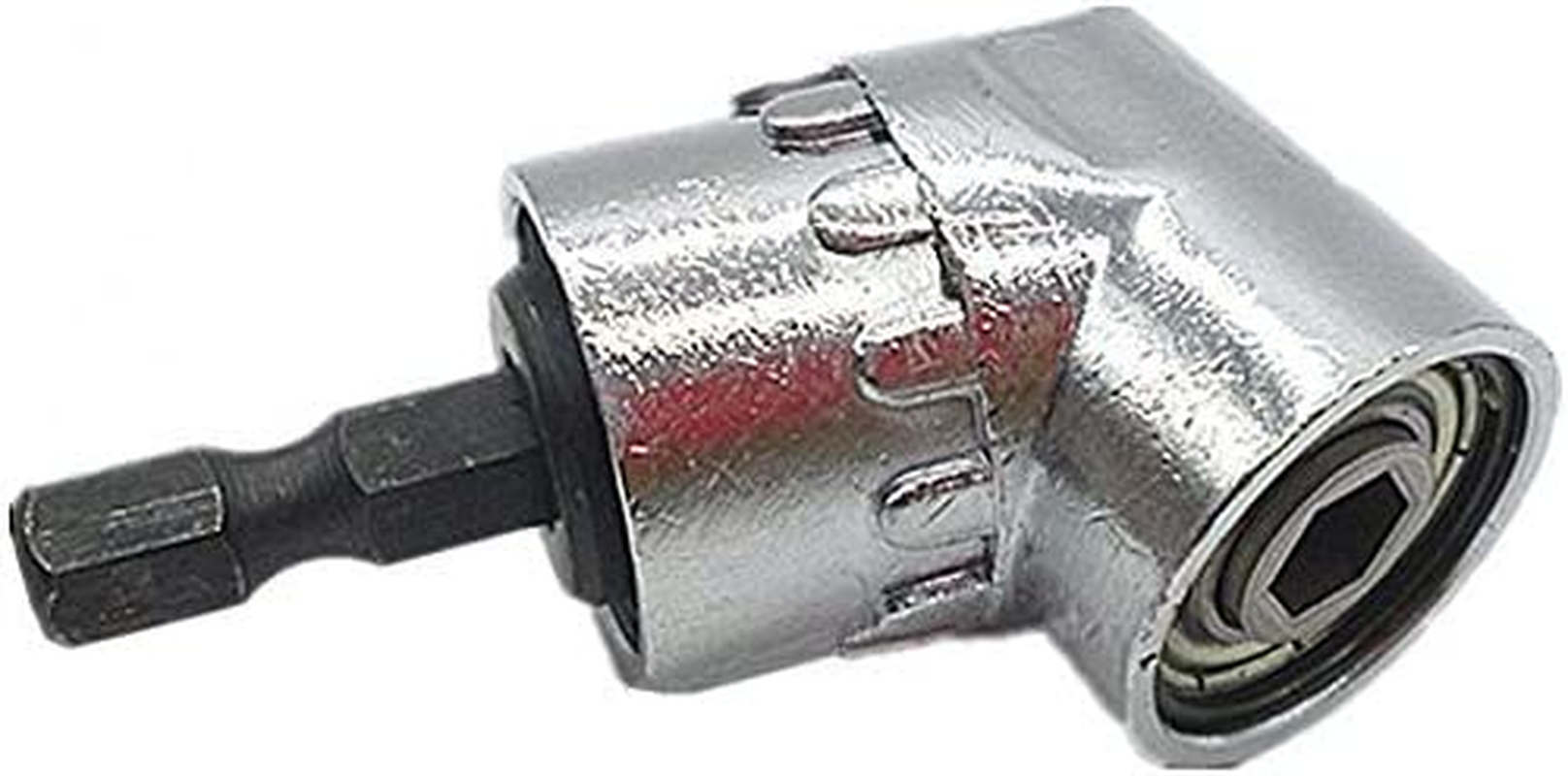 QISF Extension Bar Hex Shank Socket Adapter Drill Bit, 3Pcs Impact Socket Square Nut Driver Bit + 3Pcs 1/4 Hex Shank Screwdriver Bit Holder + 1Pcs 1/4 Hex 105 Degree Right Angle Drill Attachment image number 5