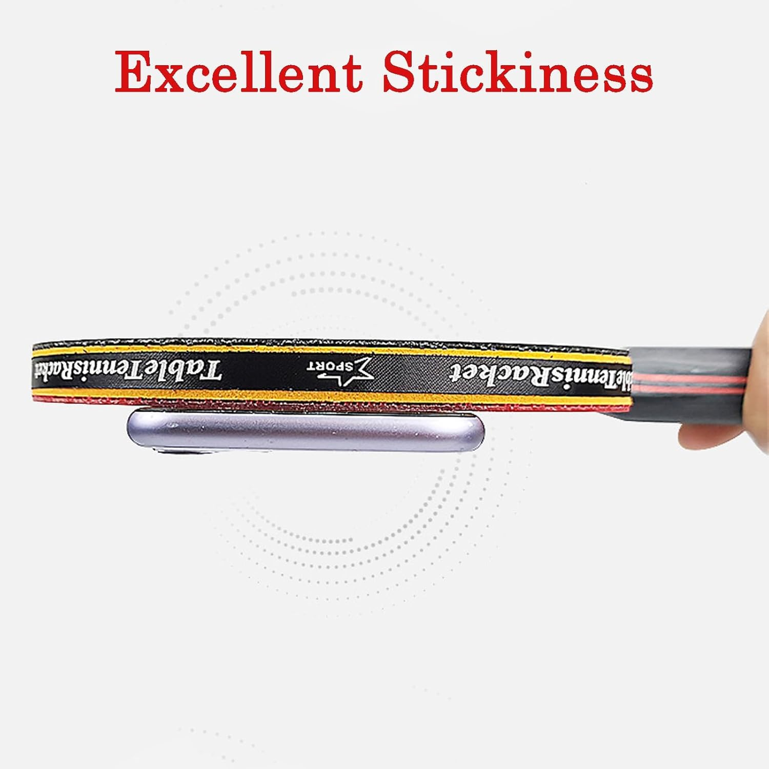 6 Star Ping Pong Paddles with Premium Rubber, 7-Ply Blade - Advanced Training Table Tennis Racket/Bat Set Includes Carry Case for Table Tennis image number 2