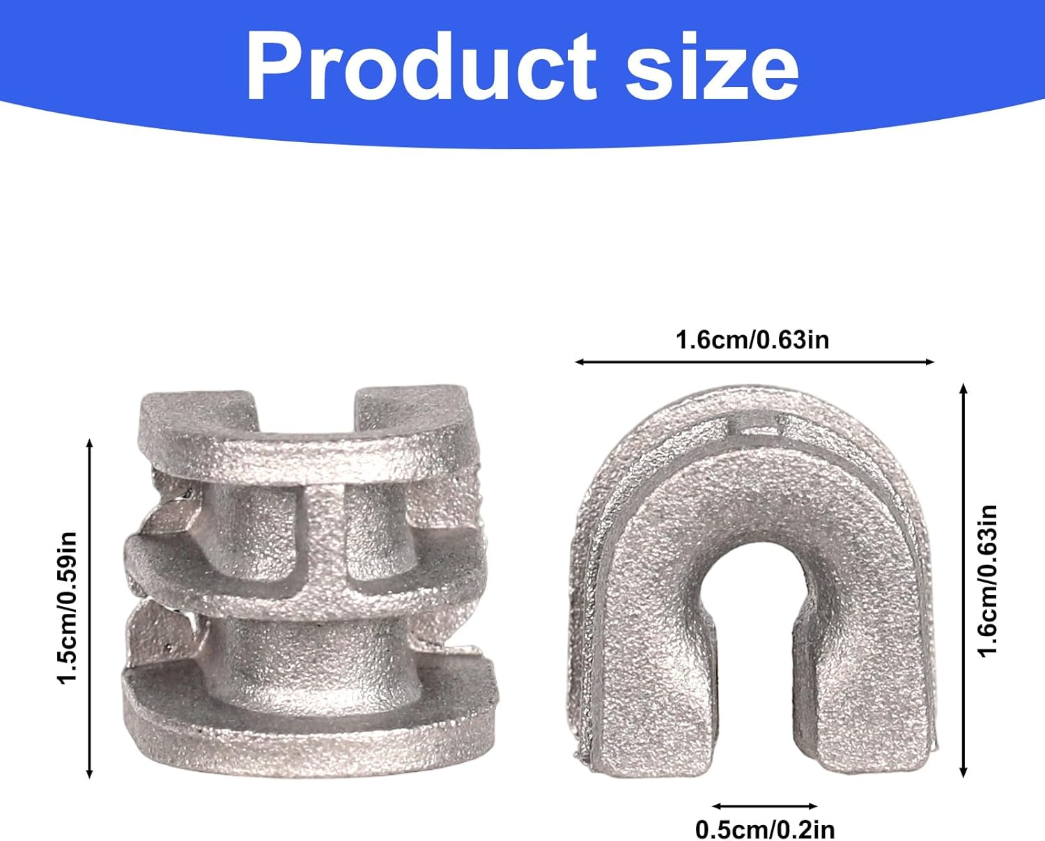 12Pcs String Trimmer Head Eyelet Sleeves for STHIL, Weeding Machine Head Replacement Part for Autocut 25-2 Eyelets Compatible with FS90R FS100RX FS55 FS85 FS110 FS110R Fs130R(Silver) image number 5