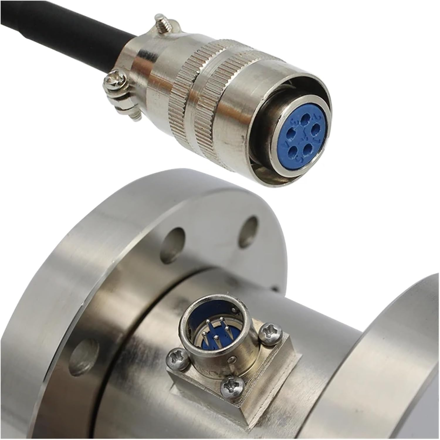Torque Force Sensor 20Nm 500Nm 5000Nm Static Double Flange Rotary Non-Continuous Transducer to Measure Force, Pressure, Displacement, Strain(5000Nm) image number 3