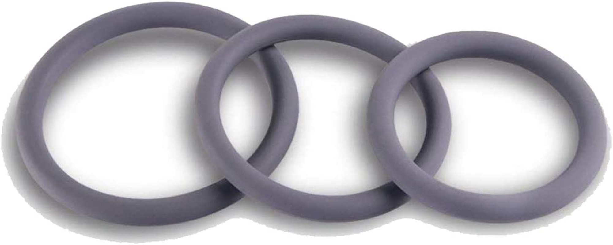 3 Piece Delay Ring Elastic Silicone Ring Enhanced Exercise Ring, Couple Bed Exercise Ring Delay Ring image number 2