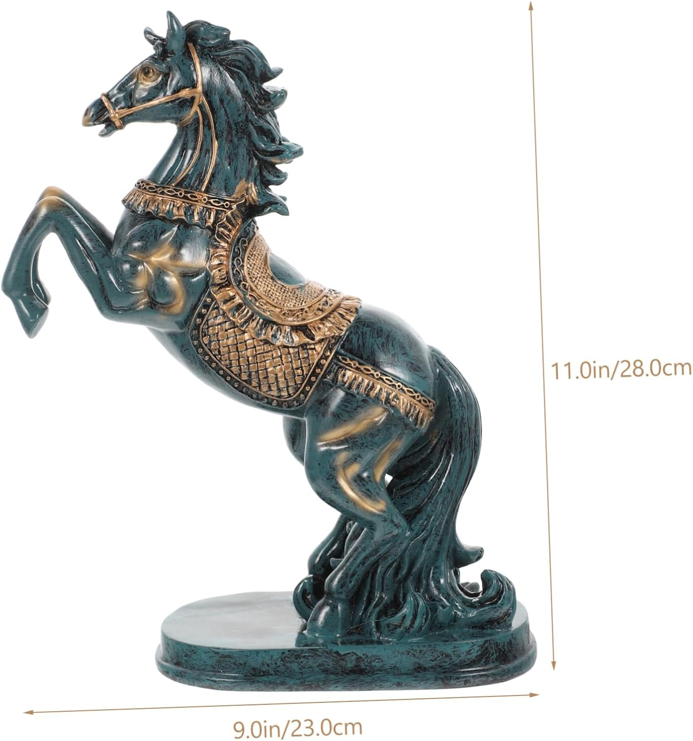 Adorable Horse Ornaments Resin Horse Figurine Christmas Ornament Home Decor
