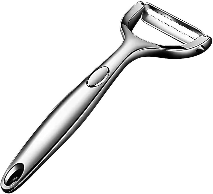 Vegetable Peeler Potato Peelers for Kitchen Y-Shaped Stainless Steel Peeler with Ergonomic Non-Slip Handle & Sharp Blade - Straight Blade image number 5