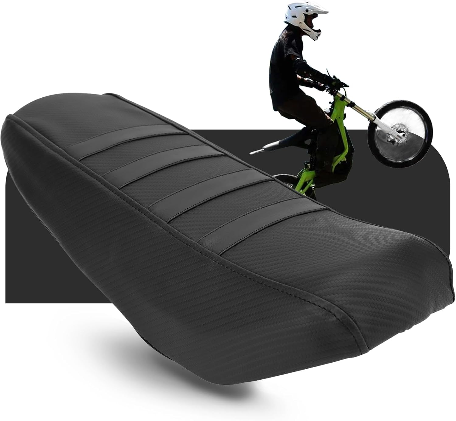 Motorcycle Seat Cover for Sur Ron Dirt Bike Seat Cushion for Surron Light Bee X/S Black