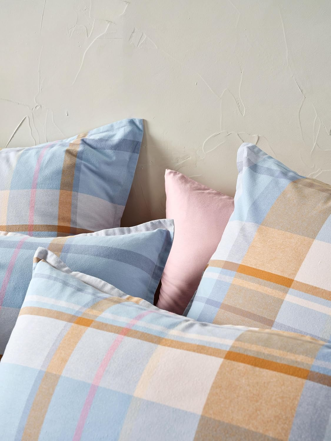 Linen House Lennon Blue Queen Bed Quilt Cover Set image number 4