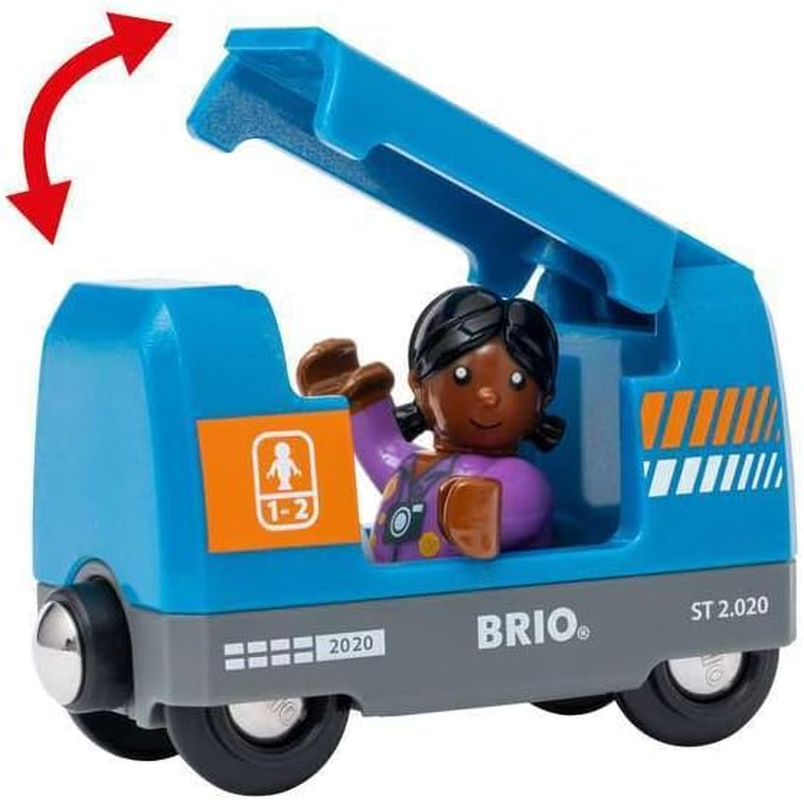 BRIO 33973 Smart Tech Action Tunnel Station for Kids Age 3+ &ndash; Interactive Train Playset with Lights & Sounds image number 3