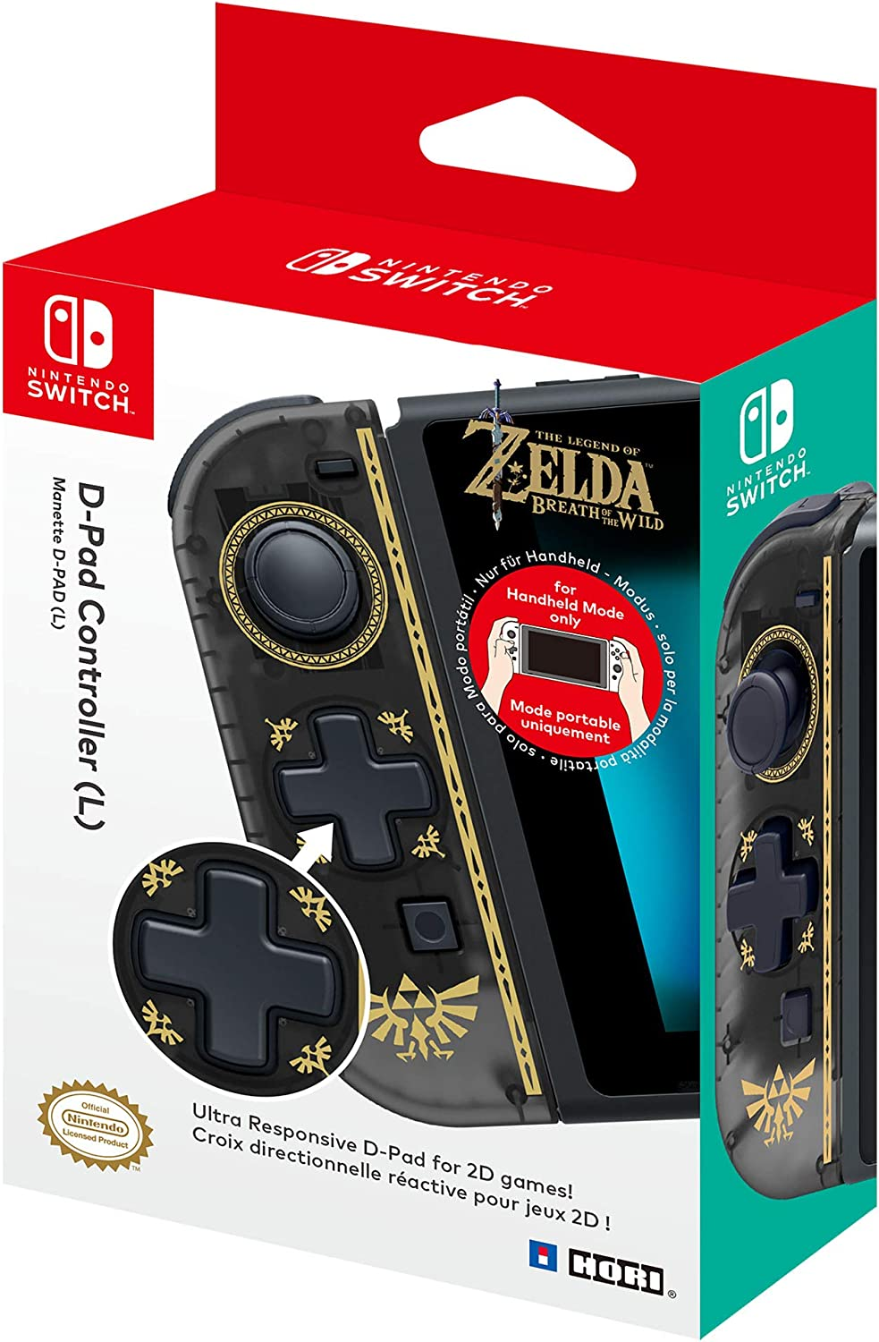 Hori D-Pad Joycon Zelda Controller for Nintendo Switch