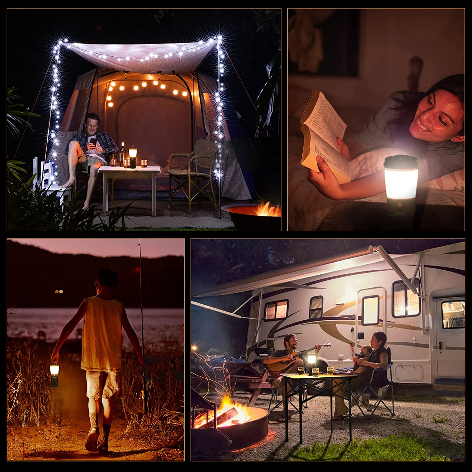 Sofirn New BLF LT1 Lantern, Rechargeable Camping Lantern, 8X LED Powerful, Multiple Function, USB-C Charging Port, 24 Hours Runtime in Medium Mode, Handhold Torch for Camping, Hiking, Fishing image number 6