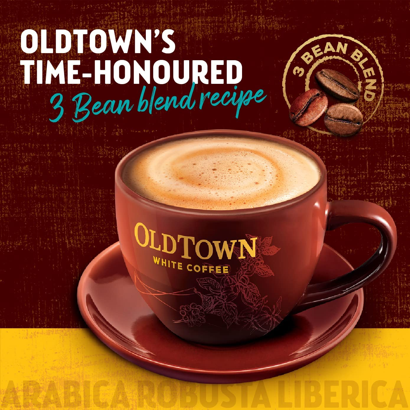 Oldtown 3 in 1 30% Less Sugar White Coffee, 525 G image number 5