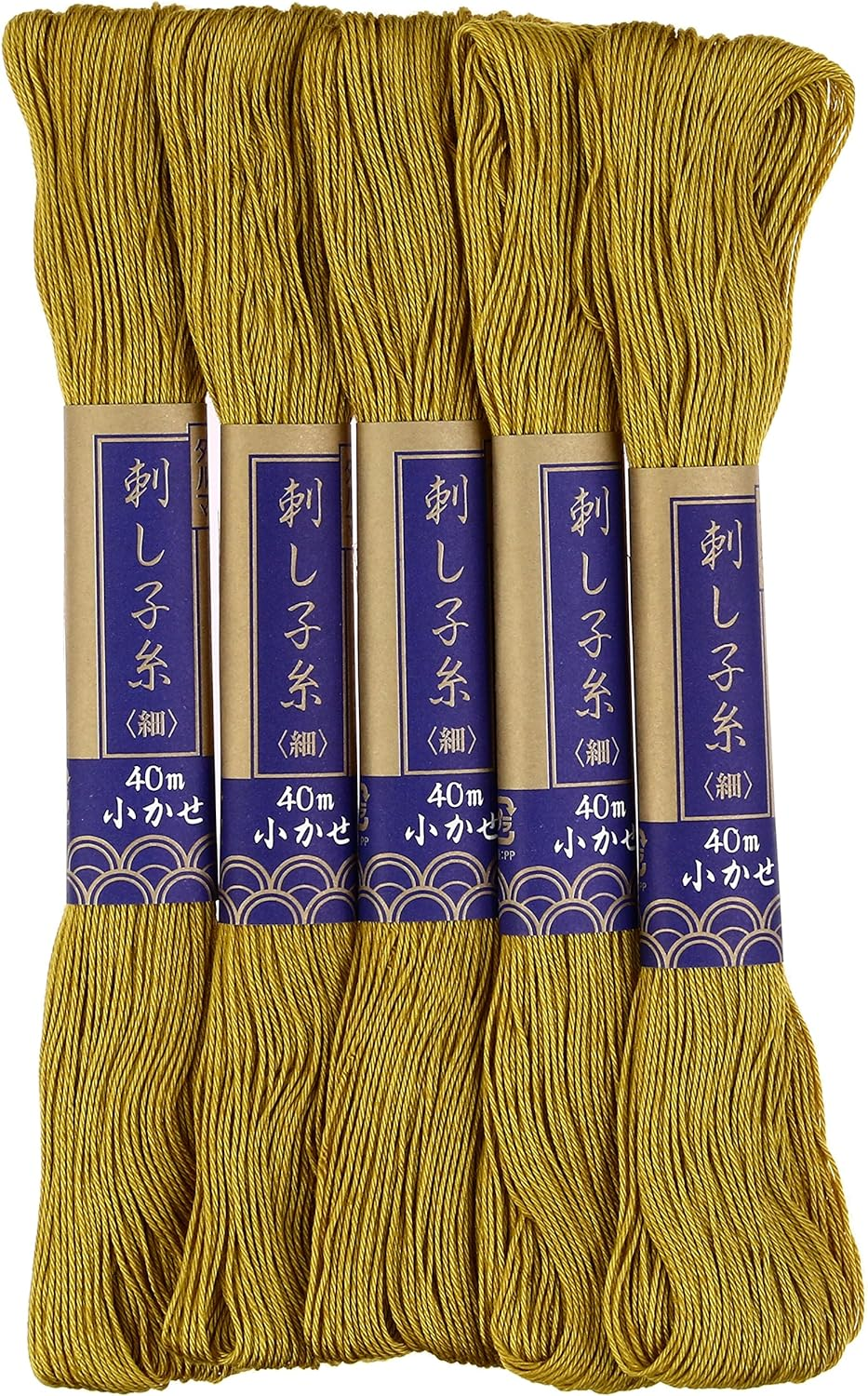 Yokota Dharma Te-Hen Yarn [Dharma Handicraft Yarn, Small Skein and Fine] 40 M, Col.3 5 Kasesetto
