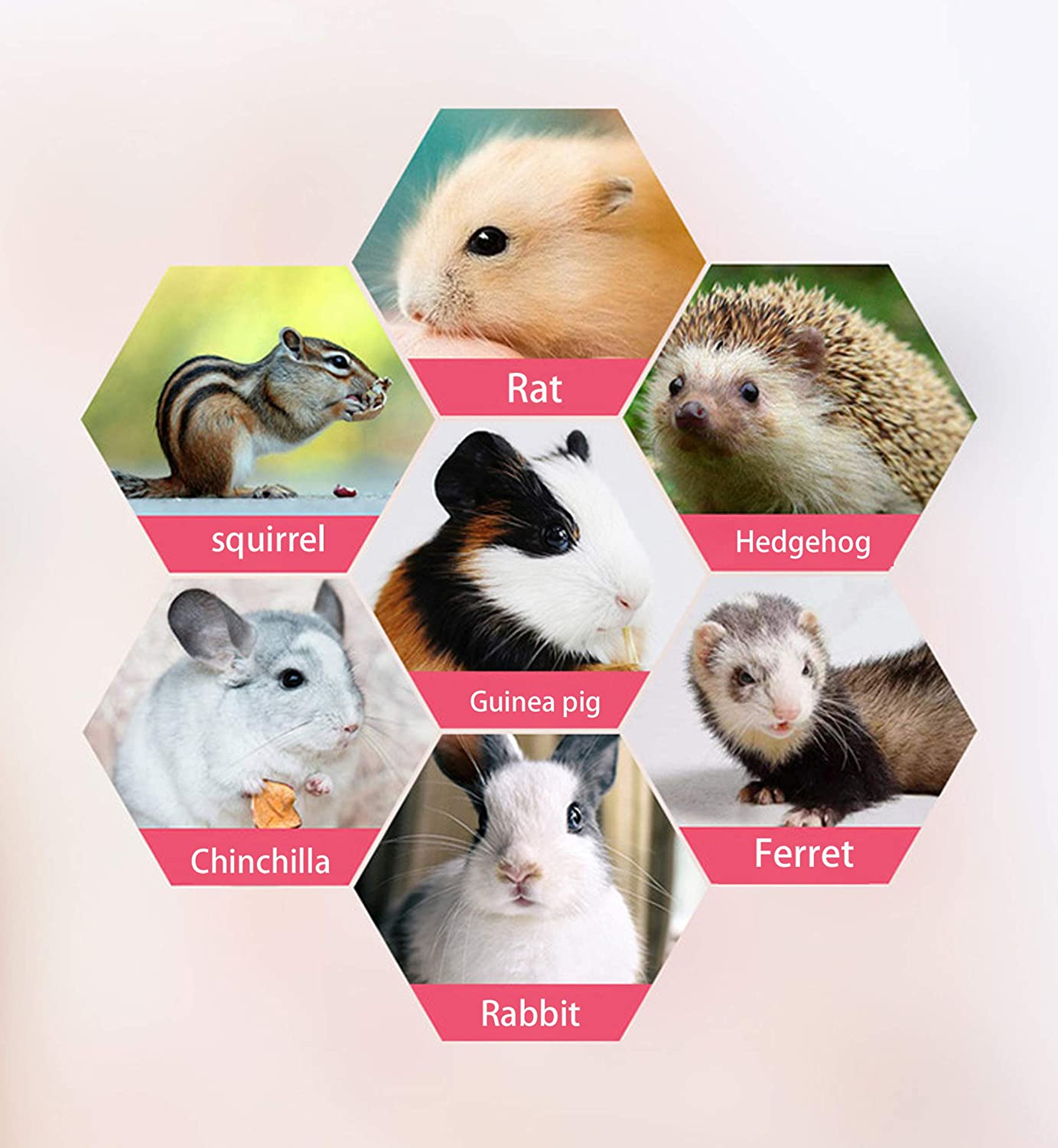 STTQYB Small Pet Cage Hammock, Hanging Bed for Small Animals Pet Cage Hammock Accessories Bedding for Chinchilla Parrot Sugar Glider Ferrets Rat Hamster Rat Playing Sleeping (Plumage Update) image number 4