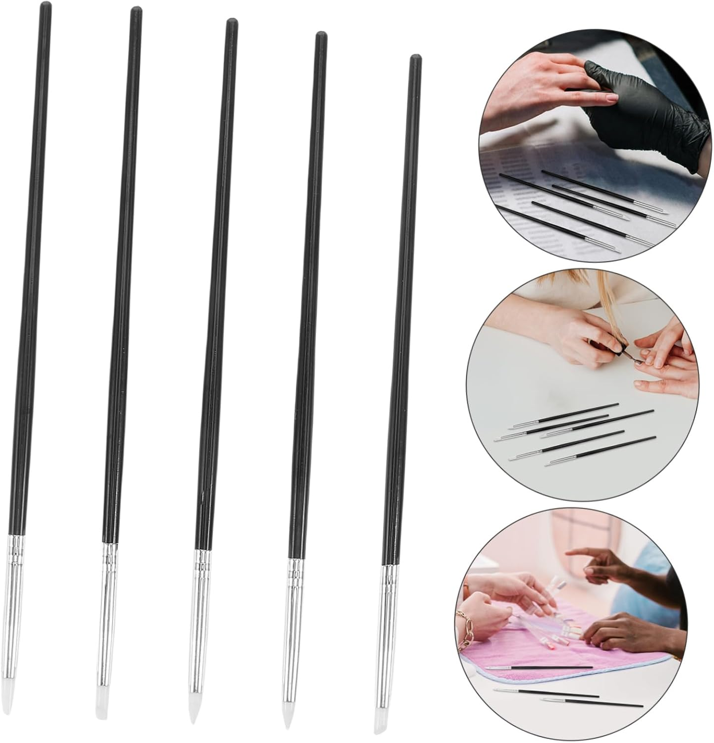 Minkissy Professional Nail Art Pen Set 15Pcs Manicure Kit Silicone Embossing Pen Nail Design Tools for Women image number 6