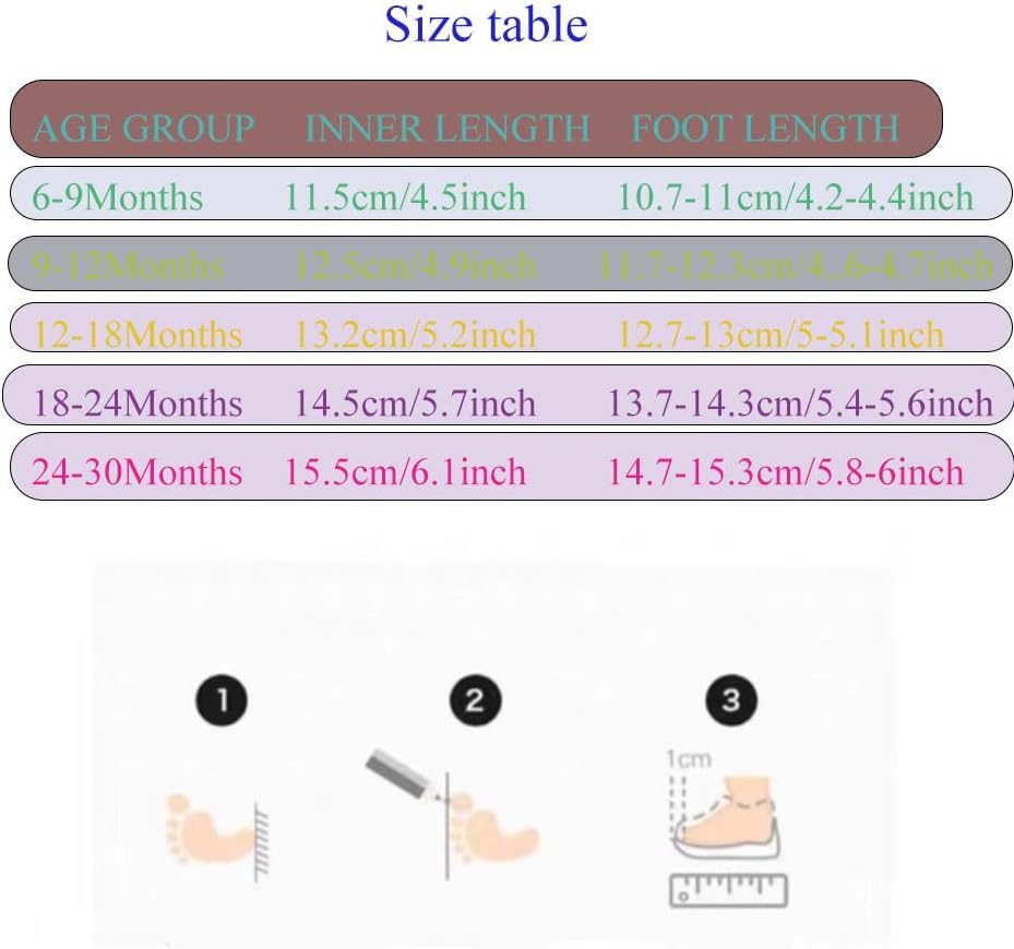 Baby Shoes First Time Walking Socks Shoes Non-Slip Lightweight Soft Rubber Soles Unisex Non-Slip Indoor Outdoor Floor image number 4