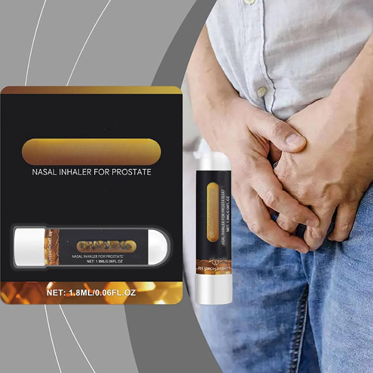 Bee Health Inhaler Prostate Health Nasal Inhalation Stick Clean Nose Enjoy Fresh Air image number 4