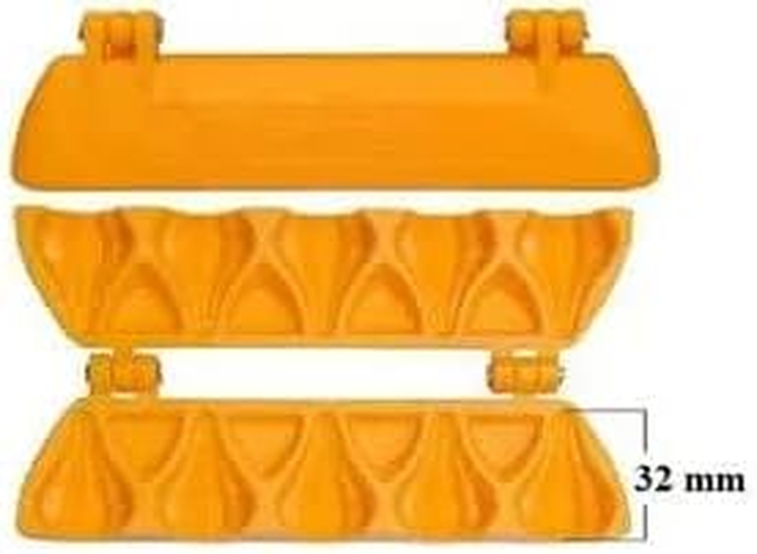 Plastic Modak Patti 5 Cavity Medium Size Mold Set of 1 15 Cms in Size Baking Tools for Muffin and Choclates image number 3