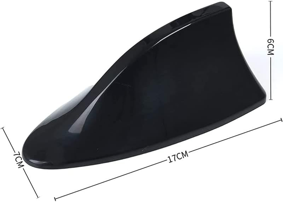 AIMALL Universal Car Roof Radio AM/FM Signal Shark Fin Aerial Antenna, Stylish Roof Mount, Easy Installation, Compatible with Most Vehicles, Durable ABS Material image number 3