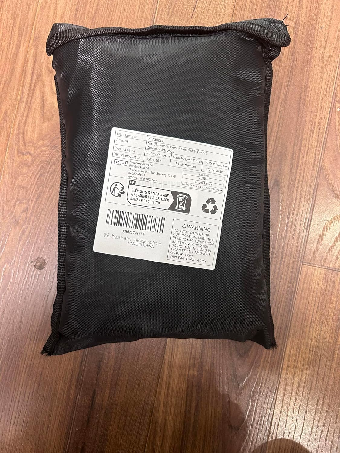 Rain Cover for Garden Carts,Universal Clear Plastic Waterproof Cover for Wagon - EVA Rain Cover Fits Most Wagon Models - Protects Children and Cargo from Rain and Snow image number 4