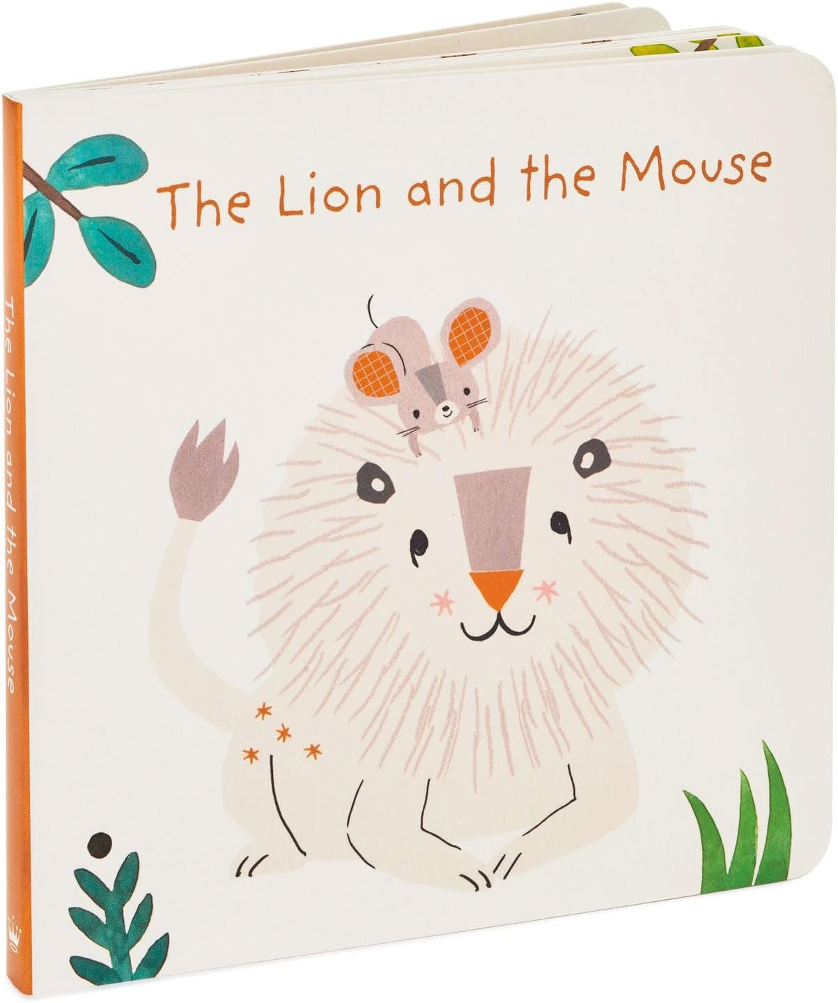 Hallmark the Lion and the Mouse Board Book with Lion Lovey Blanket Set - Comforter Set for Children, New Baby Gift image number 4