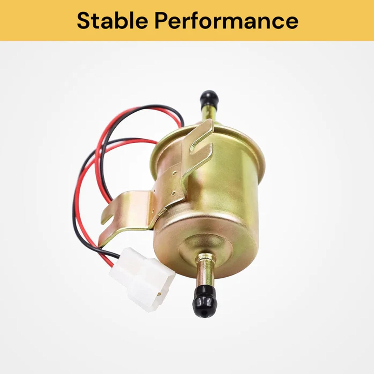 EZONEDEAL Universal Electric Fuel Pump, 12V Electric Transfer Universal Low-Pressure with Fuel Filter, HEP02A, Fuel Line Replacement for Carburetor Lawn Mower Gas Diesel Fuel Transfer Pump image number 3