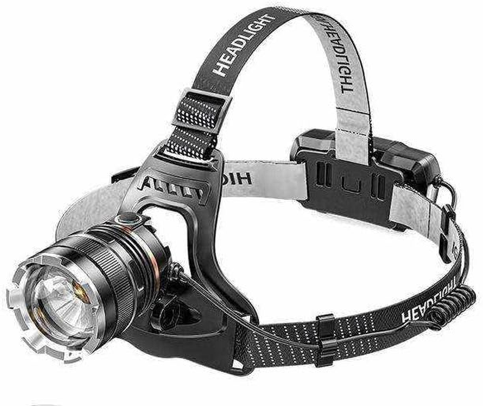 JOOGNU Headlight Flashlightheadlamp Powerful Lumen Zoom Head Torch Lamp Sensor Induction Waterproof Zoom XHP50 Led Rechargeable for Camping Fishing Battery Included image number 1