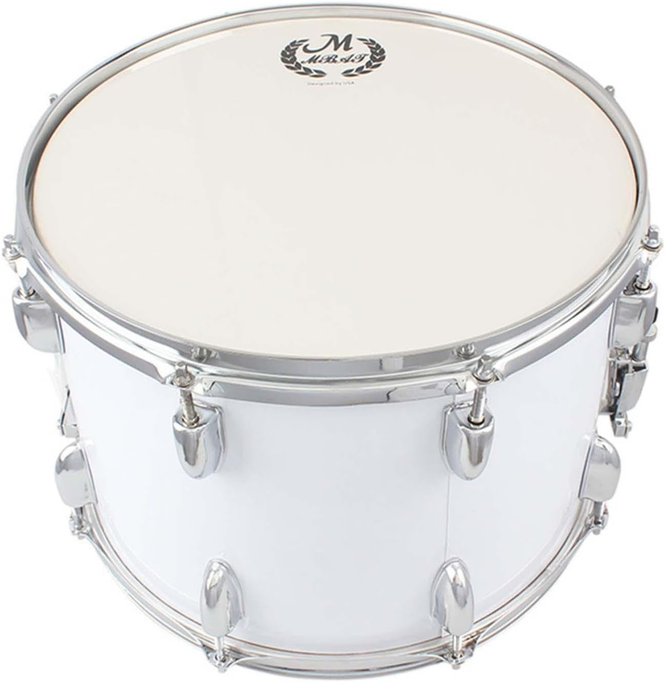 Marching Snare Drum, 14 Inch Musical Education Percussion Instrument with Drumsticks, Drum Key and Strap