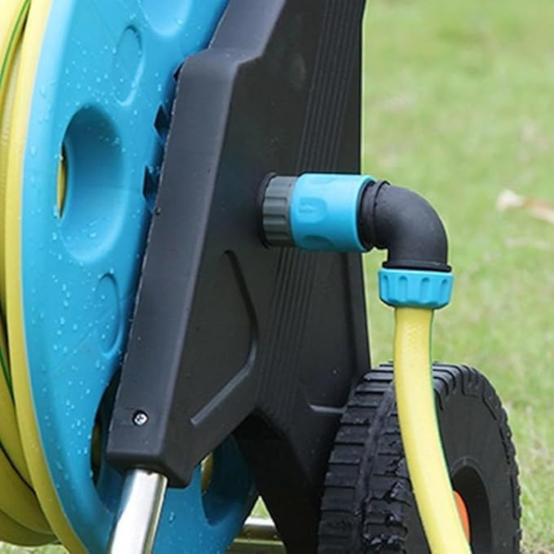 Sturdy 90 Degree 3 Pack Hose Elbow Quick Connector for Garden Irrigation & Car Wash, ABS 1/2" (12.5Mm) Adapter image number 2