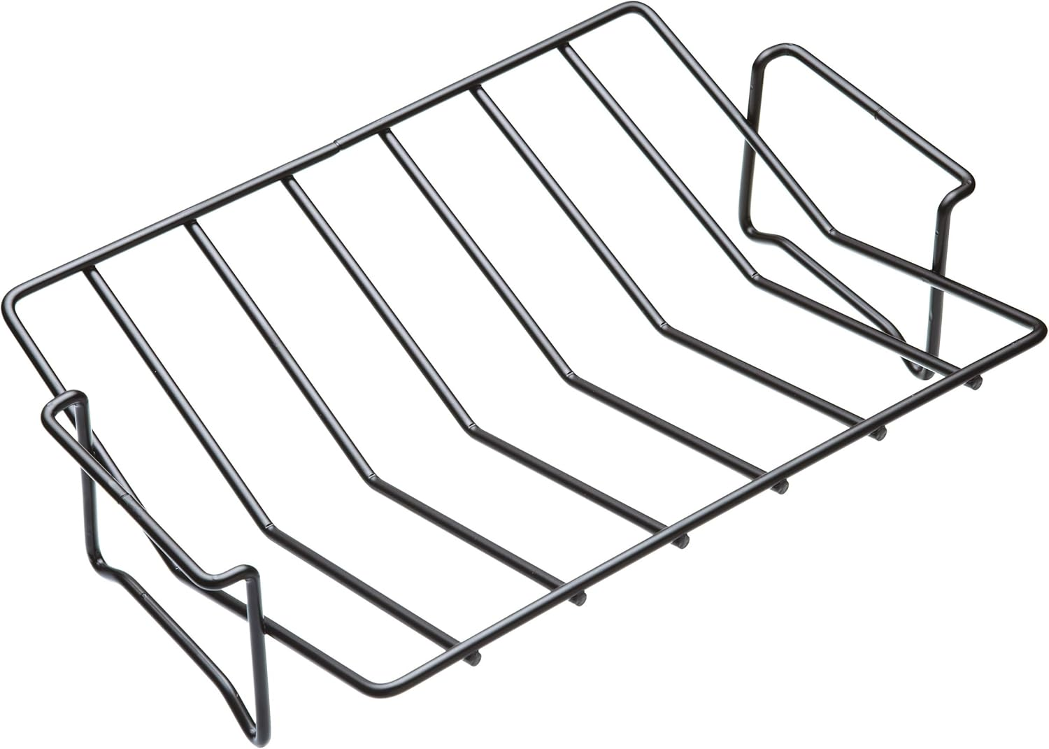 Kitchencraft KCRACKNS Non Stick Roasting Rack, V Shaped, 30 X 21 Cm, Black