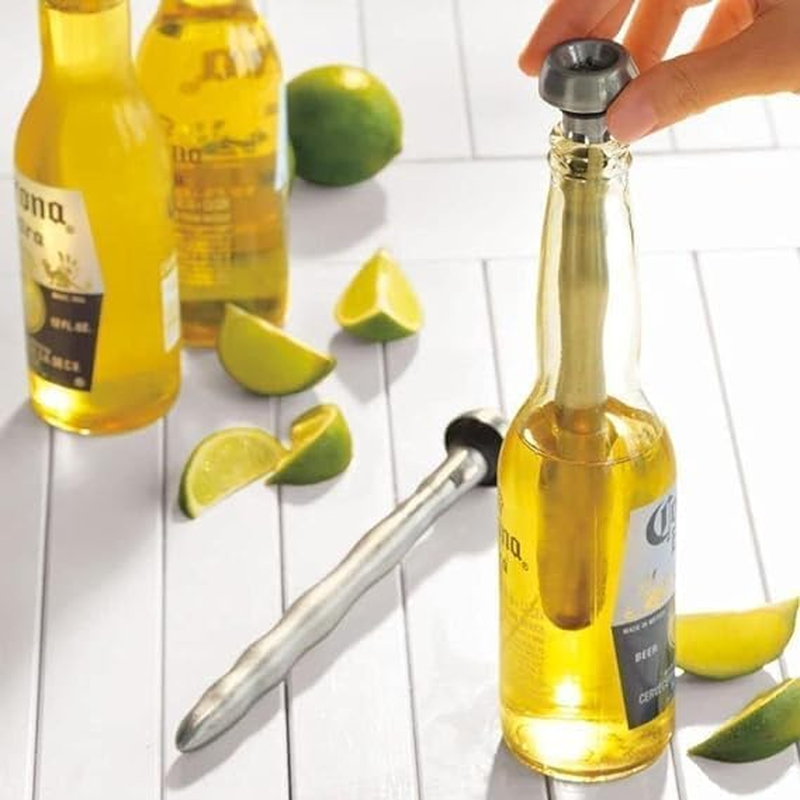 2 Packs Beer Chiller Sticks for Bottles, Stainless Steel Beer Stick Rapid Cooler for Mens Birthday Gift Ideas for Father Husband Boyfriend, Christmas Stocking Stuffers from Daughter Son Kids image number 3