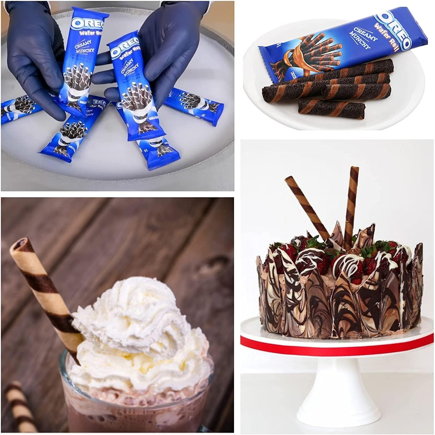 Oreos Wafer Roll Variety Pack (Set of 2) | Chocolate (54G) - Vanilla (54G) image number 3