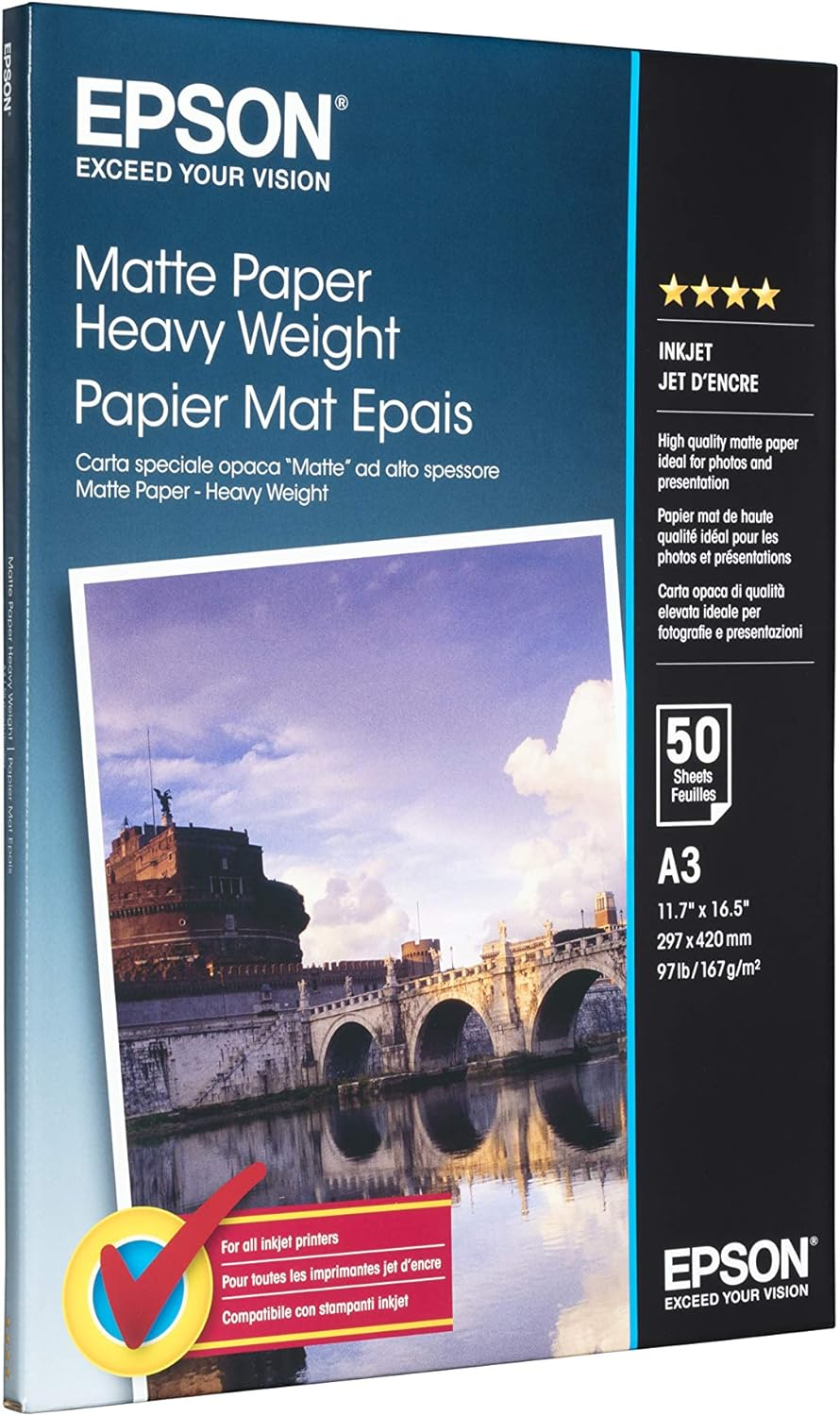 Epson C13S041261 A3 Matte Heavyweight Paper image number 3
