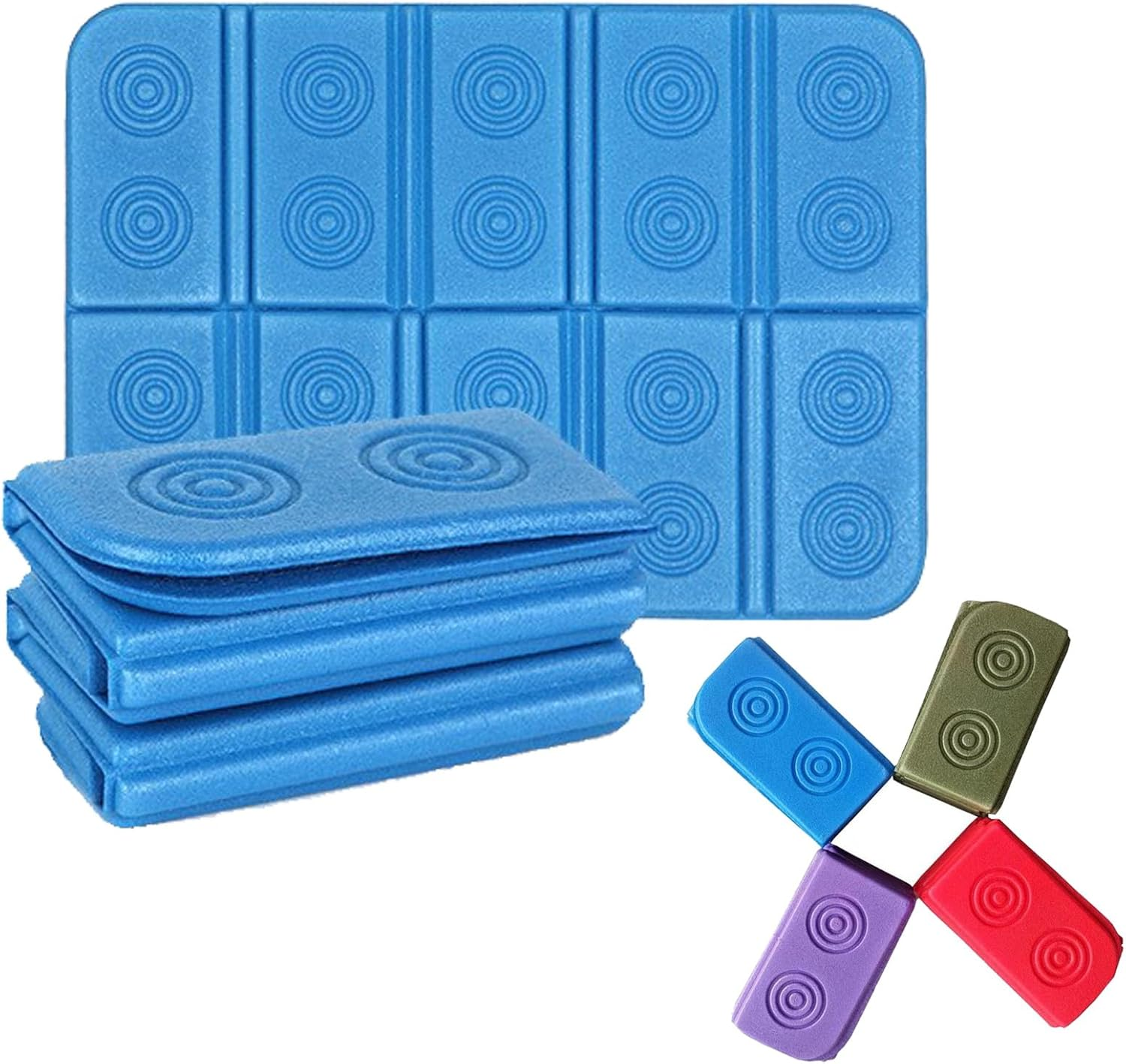 Portable Quick Dry Bathroom Mat,Shower Floor Mat,Non-Slip and Foldable,Absorbent Bathroom Rugs,Washable Bathroom Floor Mats for Sauna Shower Accessories (Blue, 35 X 25 X 0.5Cm) image number 2