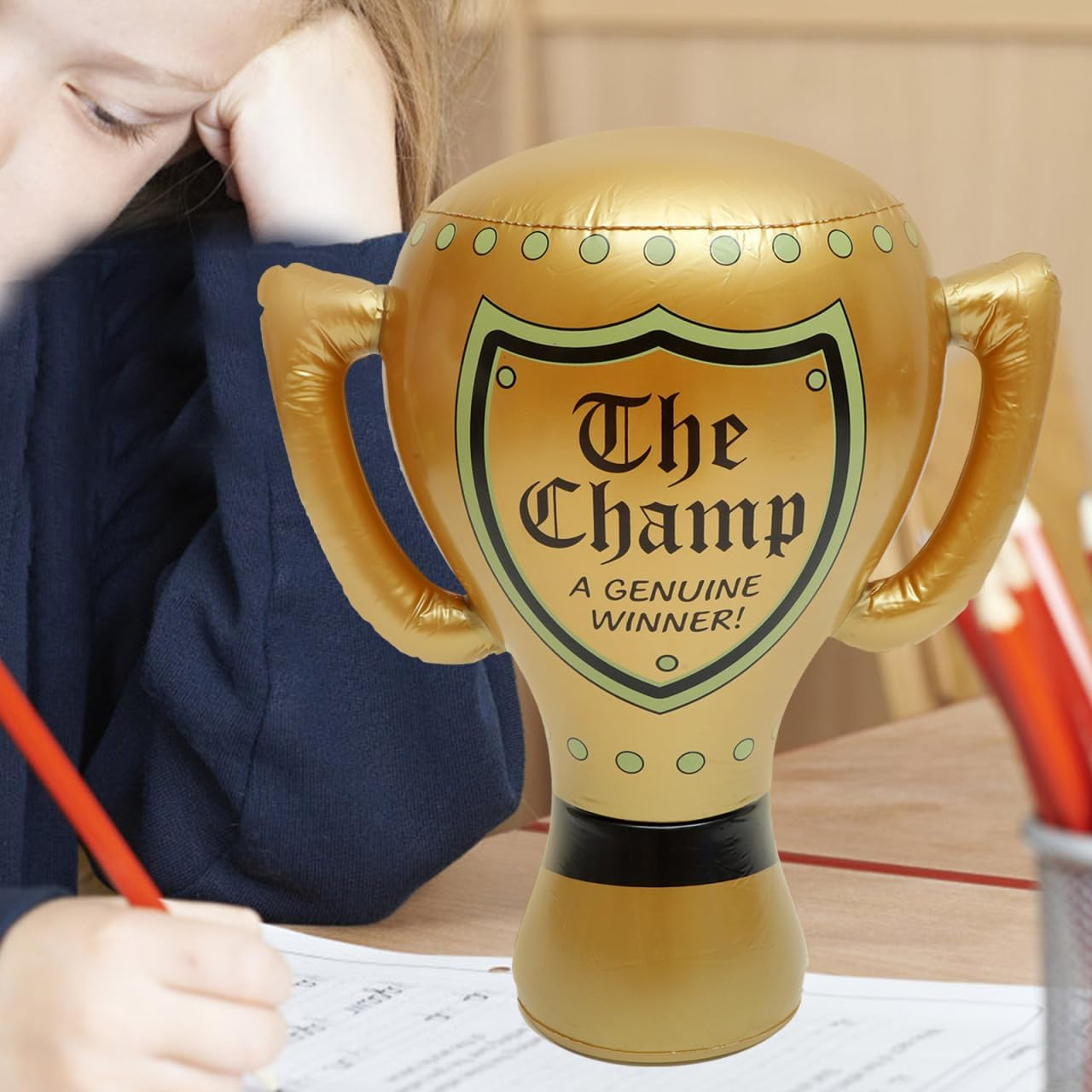 Outanaya Inflatable Trophy Toy Pvc Material Portable Prize Cup for Kids Sports Events Party Favor Game Prop image number 2