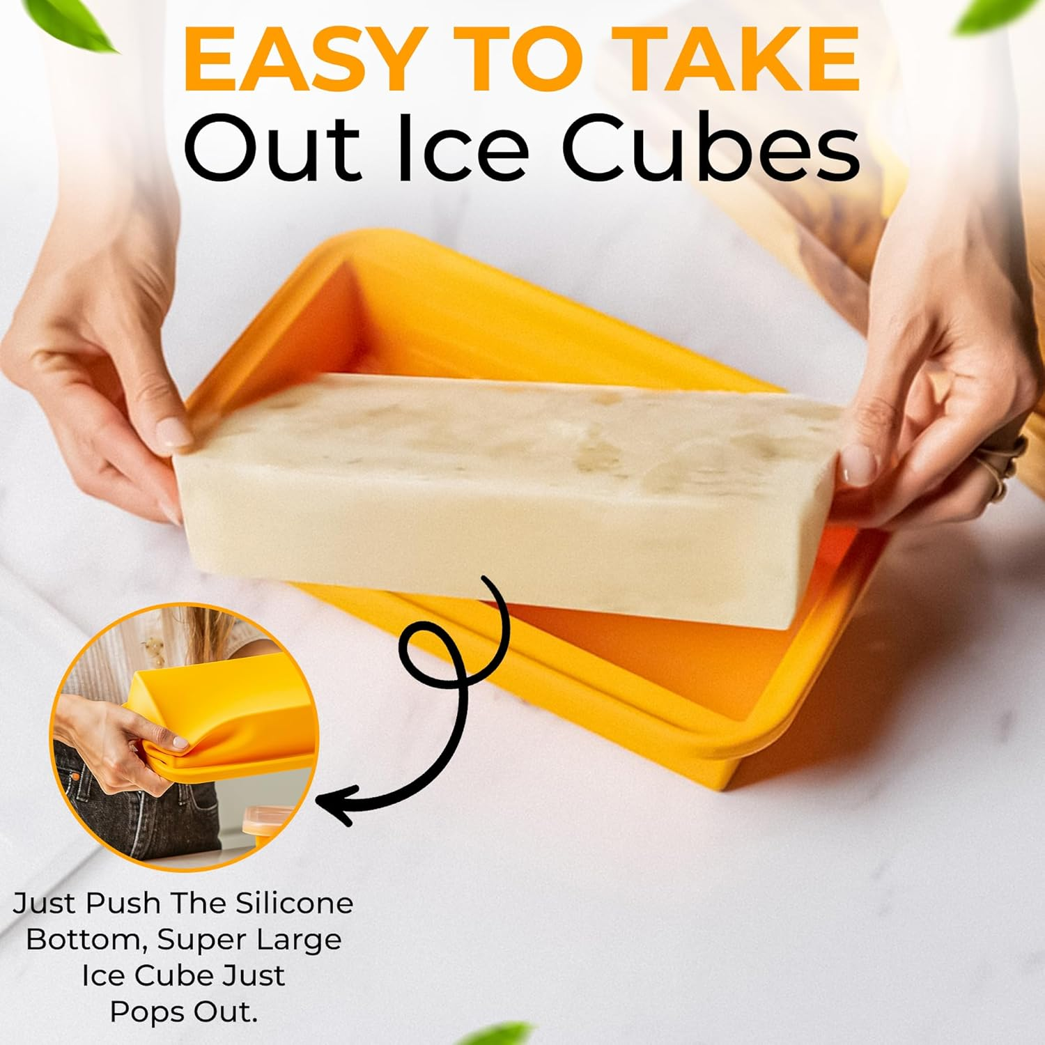 (2 Pack) Large Silicone Freezer Containers for Soup, Pasta Sauce, Leftovers, Broth & More - 6 Cup Reusable BPA Free Non Plastic Food Storage Freezing Ice Trays with Lids & Measurement Lines image number 2