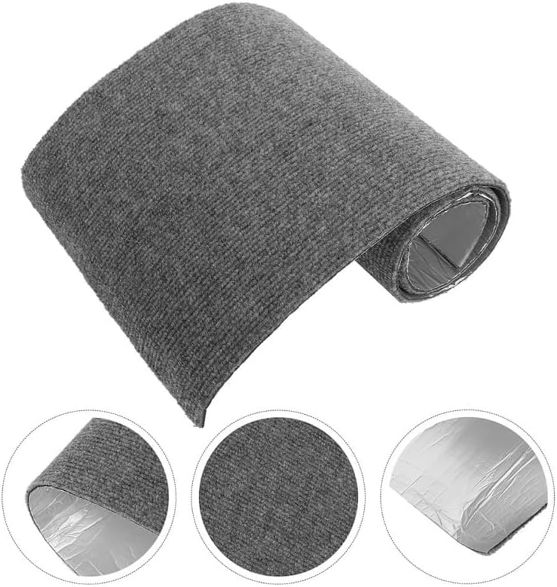 HANABASS Cat Scratch Pad 30X60Cm Self-Adhesive Furniture Protector Cuttable Cat Scratcher Mat for Couch and Trees Light Grey - Light Grey image number 3