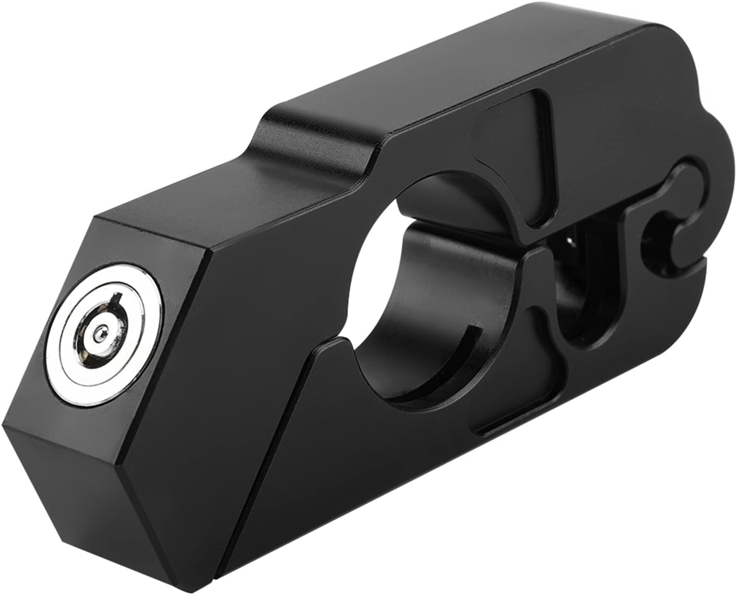 Brake Lever Lock, Rustproof Motorcycle Grip Lock Safety Lock for Motorbike for Electric Motor Car for Driving for Cycling (Black) image number 4