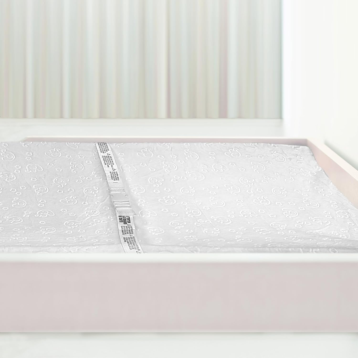 Fond + Found Changing Pad with Ultra Soft Plush Cover, Waterproof Contour Diaper Change Pads Mat for Dresser Top, with Baby Changing Pad Cover Waterproof Hypoallergenic Washable image number 3